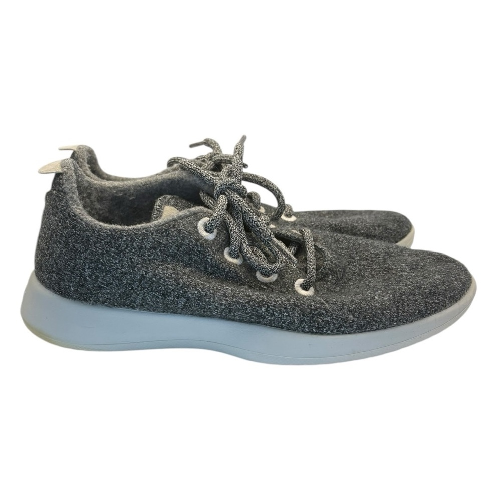 Allbirds Gray & White Sneakers w/‎ Merino Wool Uppers (Size 10)